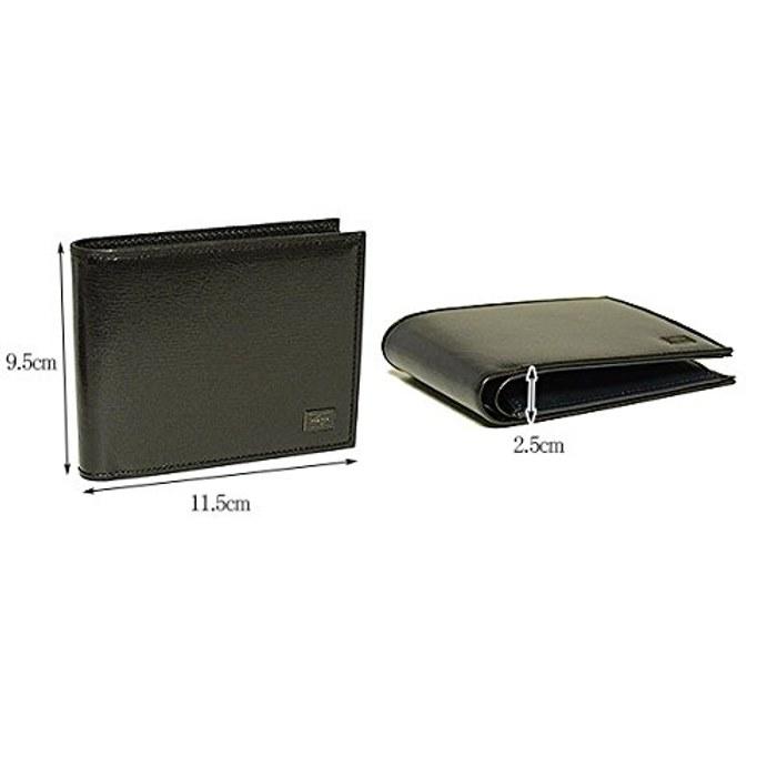 [Porter] Plume Two-Fold Wallet 179-03871 Black