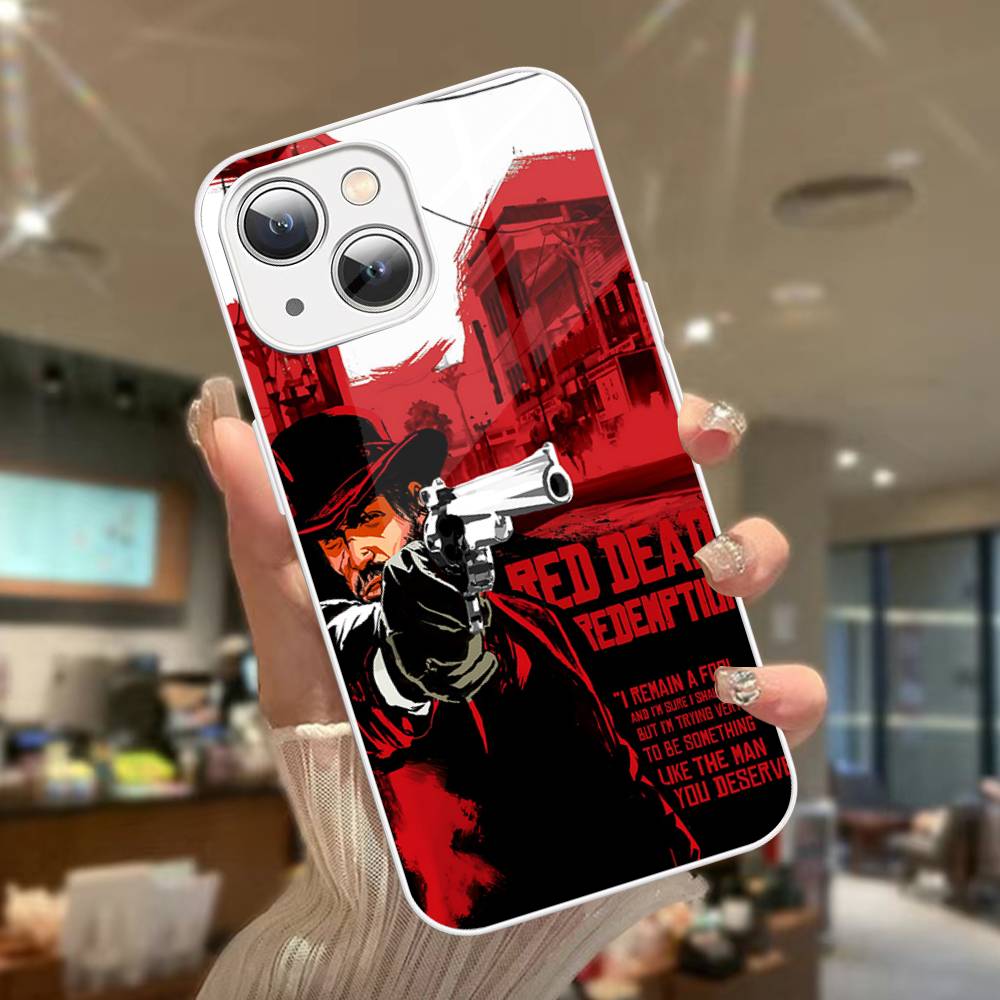 

Game Red Dead R-Redemption For IPhone 14 13 12 Mini 11 Pro XS Max X XR 14 Plus Tempered Glass Cover iphone XS
