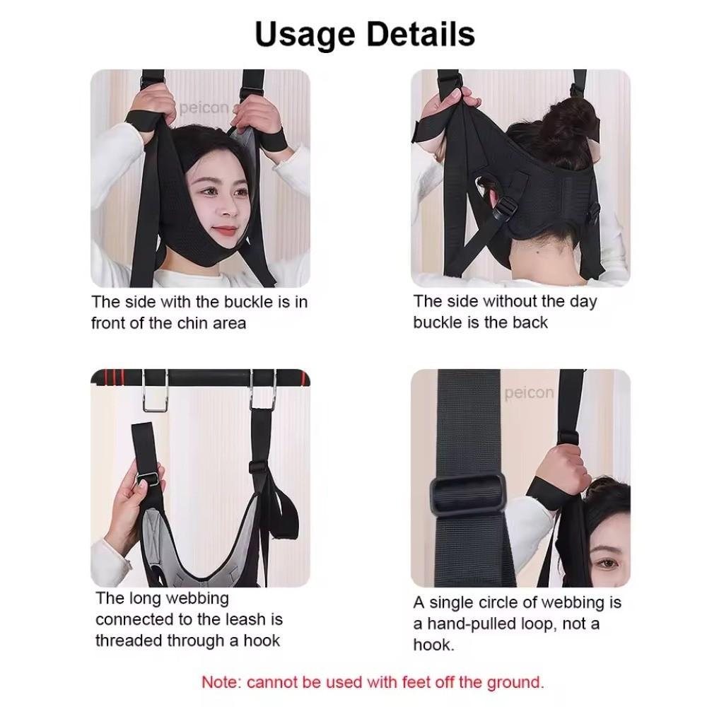 Breathable Hanging Neck Stretching Installation-free Neck Massager  Children