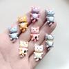 10Pcs randomlyMixed Cute Kitten Resin Flat Back Decorative Scrapbook DIY Phone Case Hair Decoration Resin Accessories