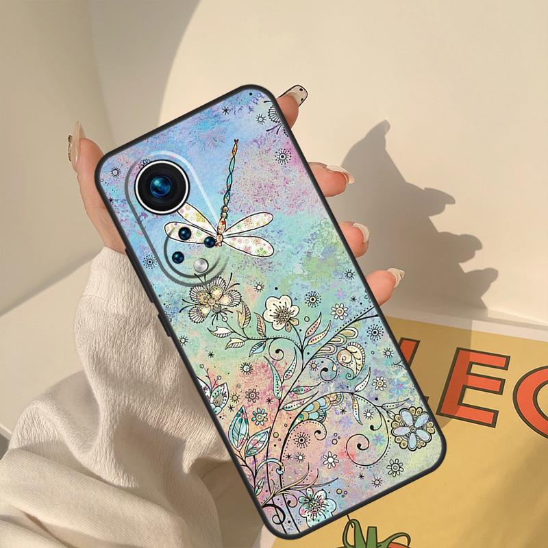 Dragonfly Animal Art Case For Honor Magic 8 Pro 7 6 5 Lite Cover For Honor 200 400 50 70 90 X8a X8b X9a X9b X9c