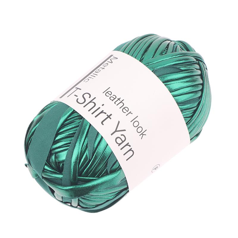 

40 м/рулон искусственная кожа блестящая пряжа для вязания крючком ткань пряжа для ручного вязания своими руками пряжа для сумки одеяла подушки