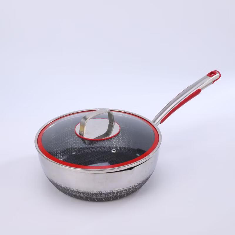 

ZISIZ Stainless Steel Non-stick Deep Frying Pan