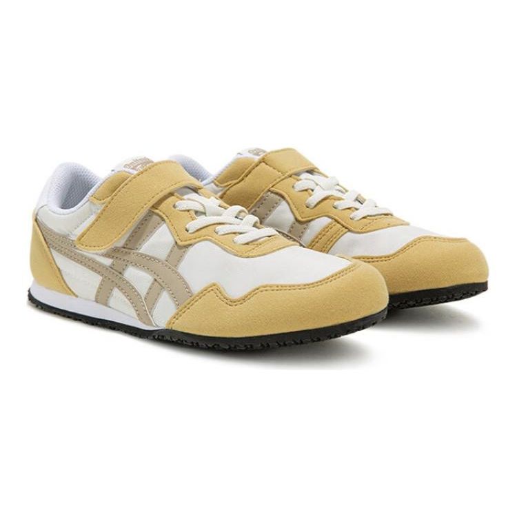 Onitsuka Tiger Comfortable Versatile Shock Absorbing Durable Breathable Low Top Casual Shoes Kids sneaker Yellow 1184A086-750