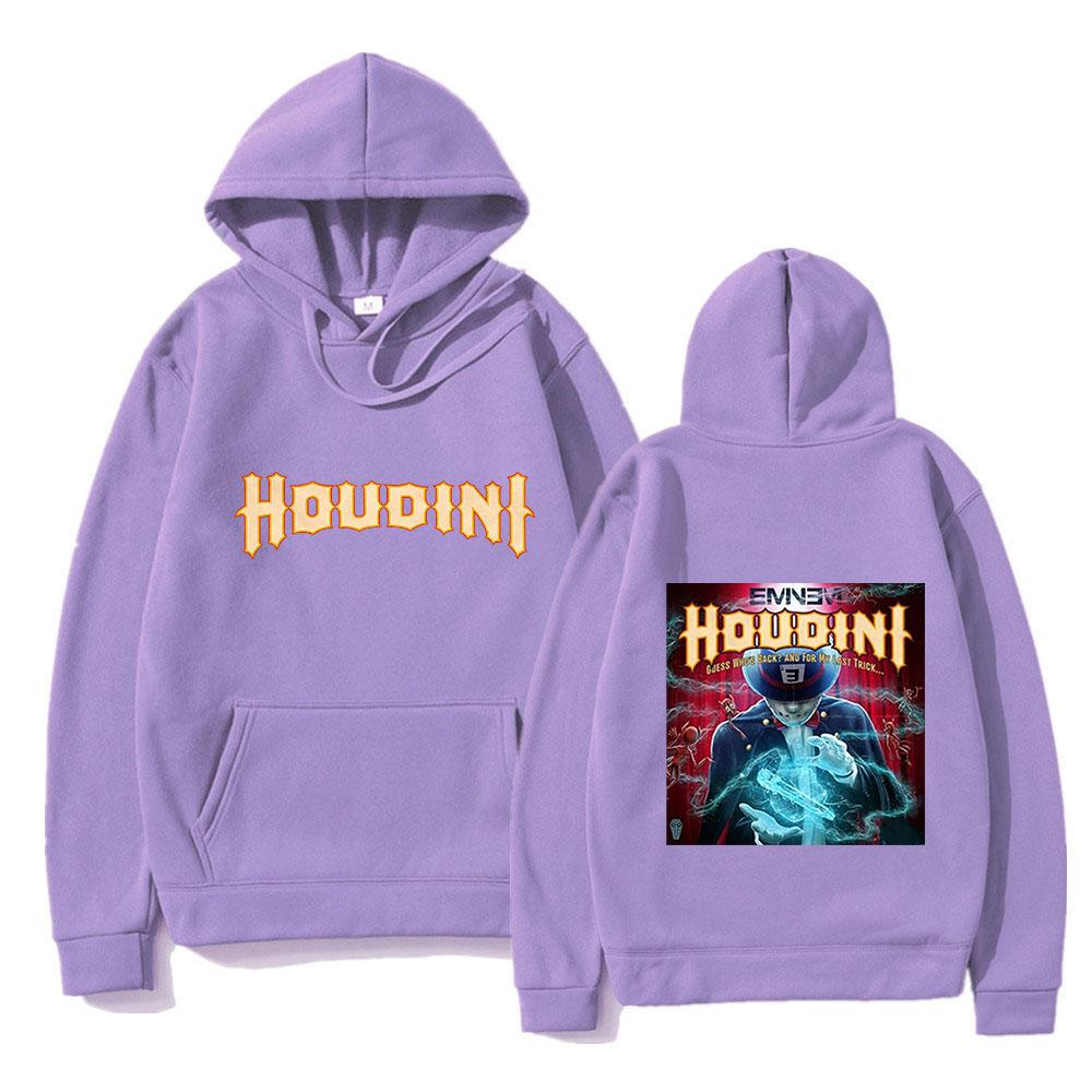 Eminem New Album Houdini Hoodie Fashion Men/Women Harajuku Hip Hop Hoodies Unisex Autumn Winter Vintage Pullovers Sweatshirts