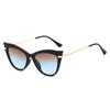 Lunettes de soleil œil de chat chics: Style européen et américain tendance, Protection solaire extérieure polyvalente haut de gamme pour femmes