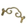 Gancio Decorativo da Parete in Ottone Classico Soluzione Multifunzione per Appendere Specchi Chiavi Cappelli Accessorio per Case Bucoliche