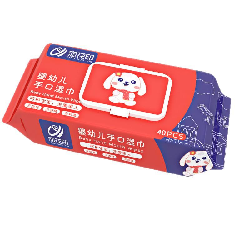 Extra dicke Baby-Feuchttücher für Hände und Mund - 80 Stück, Formel mit reinem Wasser