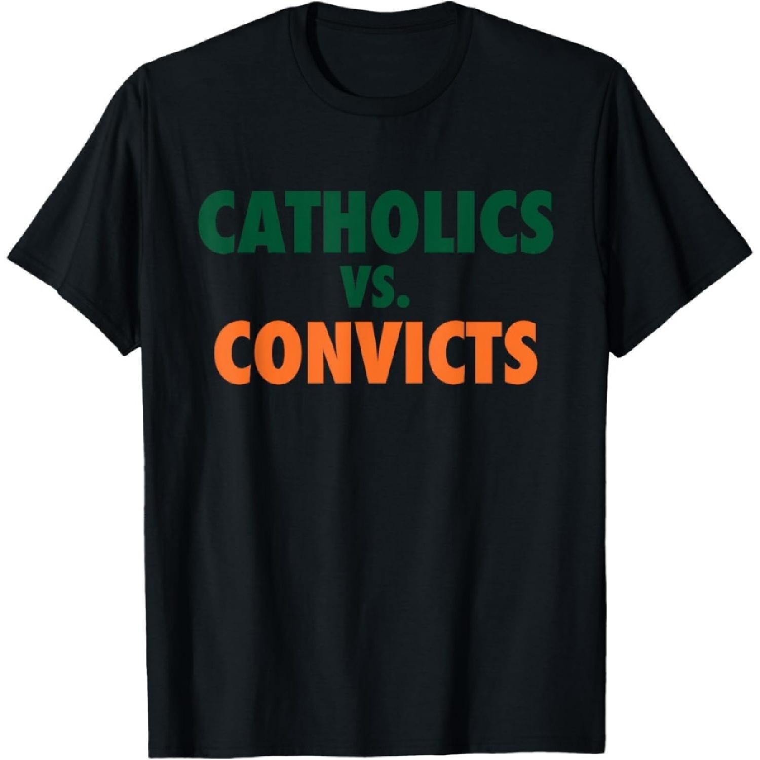Classic Catholics vs Convicts 1988 T-Shirt S