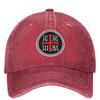 Rugged Red Black And White ICXC NIKA Baseball Cap Casual Unisex Teens Trucker Hat Sun Visors Outdoor Sport Snapback Cap Gift