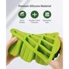 Silicon Ice Pop Molds, Klenzo 12-Cavity Ice Cream Mold, Reusable Popsicle Maker, BPA-Free, Green Dental Floss Shape