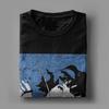 Men T-Shirt Perfect Blue Casual Cotton Tee Shirt Short Sleeve Anime T Shirts Round Collar Tops Plus Size