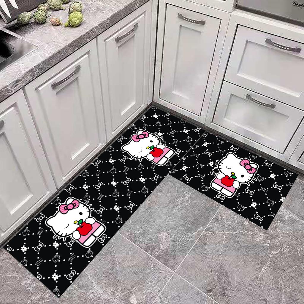 Bodenmatte aus Kristallsamt für die Küche, saugfähig, rutschfest, waschbar, Bodenmatte für die Küche, Eingangsbereich, Badezimmertür, Badezimmermatte, Teppich