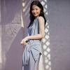 On On Cardigan Layered Sleeveless Knit Nek6mp204