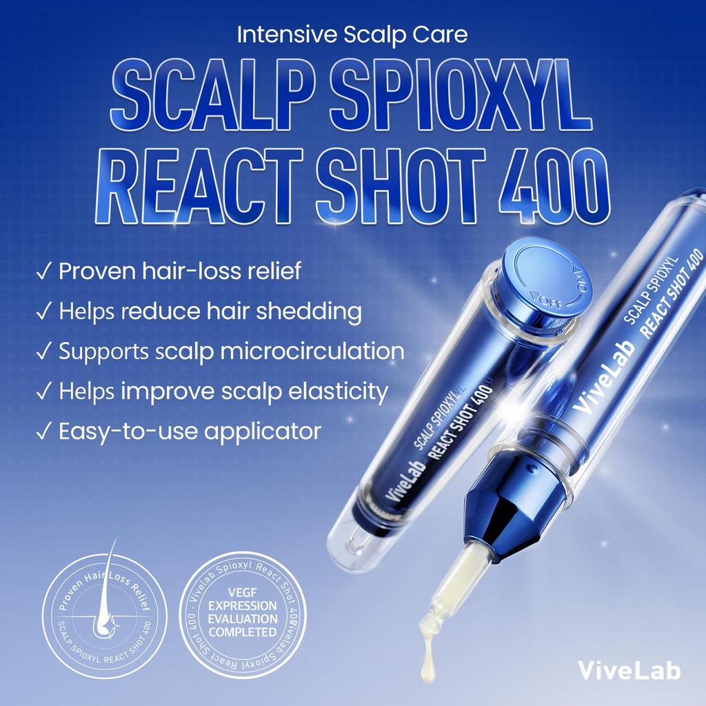 ViveLab Scalp Spioxyl React Shot 400 15ml