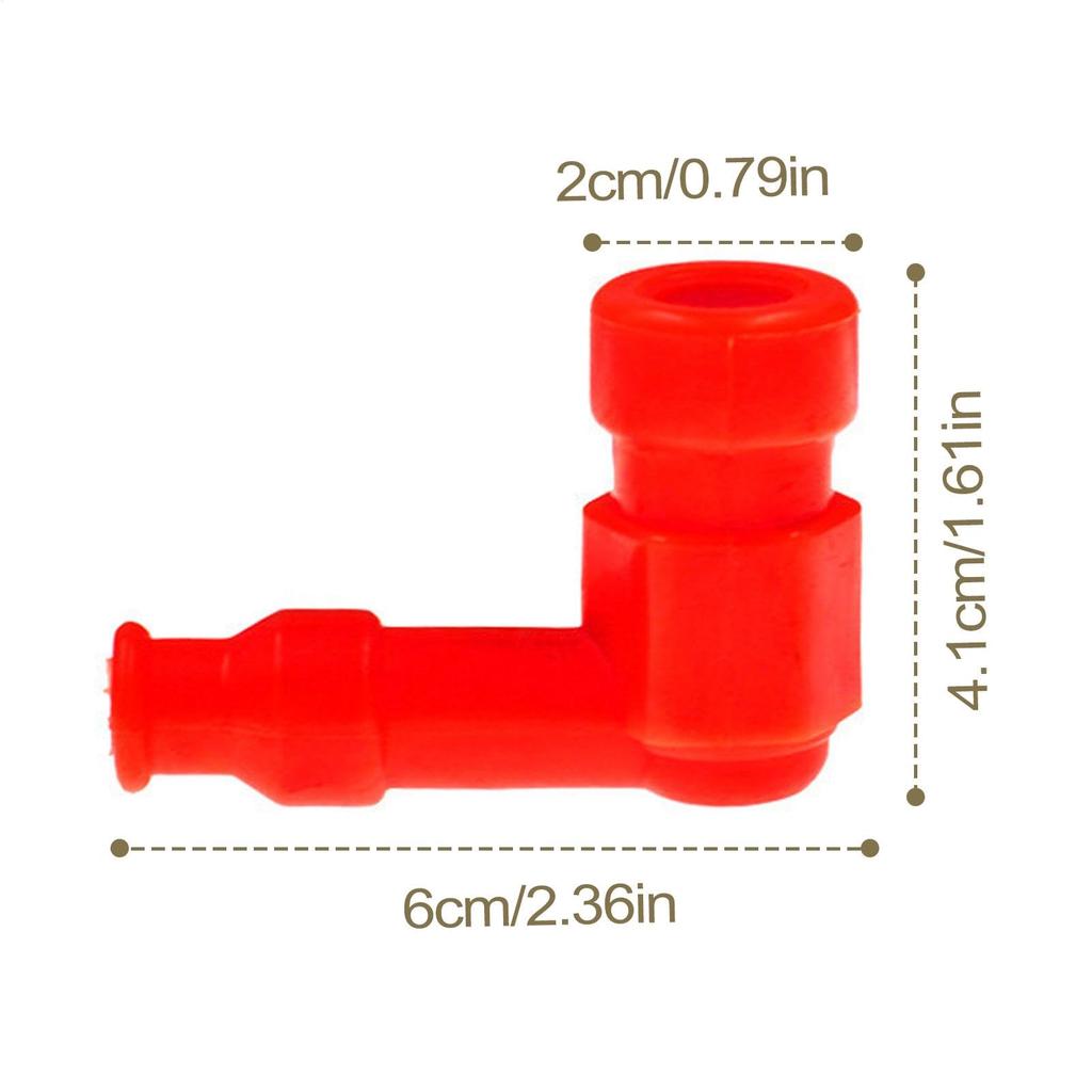 Ketunedi Motorcycle Spark Plug Boots, Motorcycle Spark Plug Cap | Motorcycle Supplies Waterproof Rubber