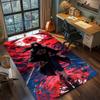 Naruto Anime Rug Carpet Large Area Rug Non Slip Washable Floor Mat Gamer Room Bedroom Home Decor