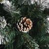 Artificial Christmas Tree with 300 LEDs and Stand Green 240 cm