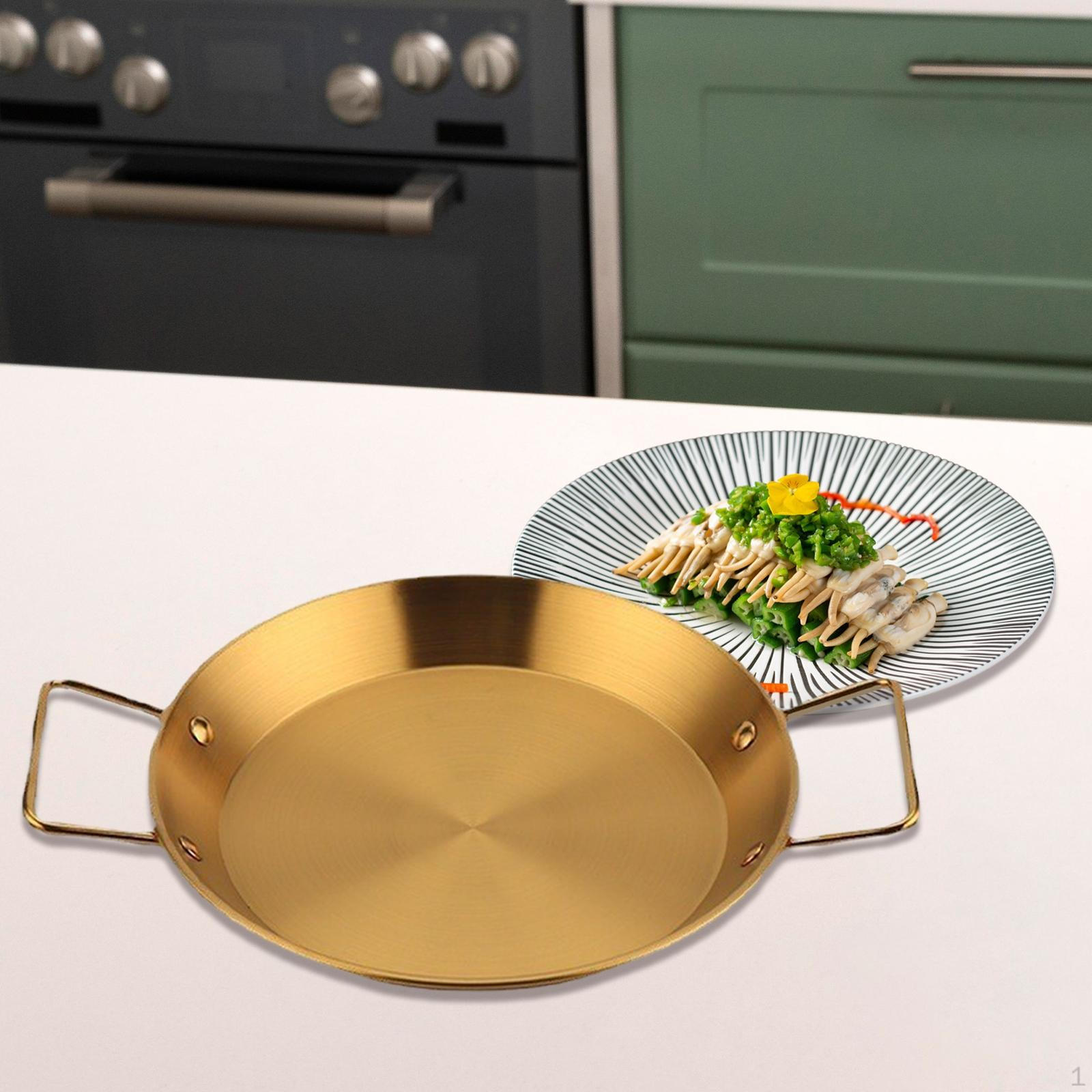 

Корейская кастрюля для рамэна, кухонная посуда для лапши быстрого приготовления, кастрюля с двойным ухом, сухая нержавеющая сталь 26cm