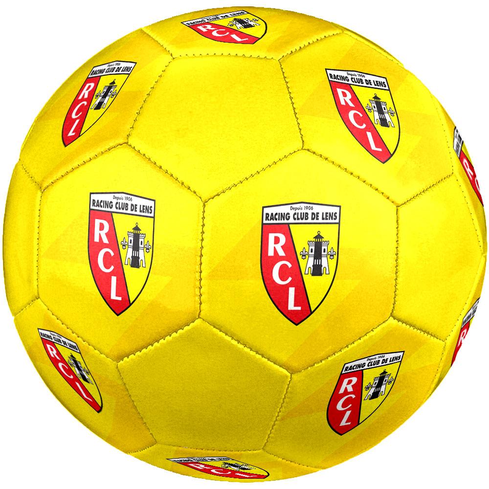 RC Lens Size 5 Soccer Ball, Machine-Stitched PVC, Durable & High Bounce, All Ages Fit, fan merchandise, matches & outdoor use.