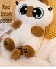 Siamese Cat Red Bean Paste Plush Toy - Cute Anime Design, Perfect Birthday Gift