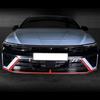 Red Front Bumper Decorative Strip For Hyundai Elantra CN7 N/CN7-line 2024 2025 Exterior Styling Decoration Accessories