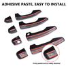 4pcs For Honda Accord 2018-2025 (With 2 Front Door Smartkey Access Cutout) Car Door Handle Cover Trim Car Styling Accessories