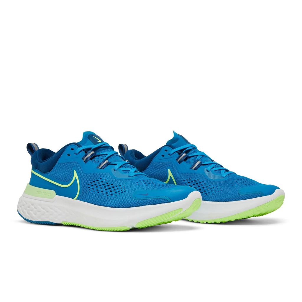 Nike React Miler 2 'Imperial Blue Lime Glow' (Unisex) Imperial Blue / Court Blue / White / Lime Glow Running Shoes CW7121 402