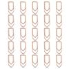Metal Crayon Paper Clips in Assorted Colors Ideal for Bookmarking and Organizing Office Documents Durabiity