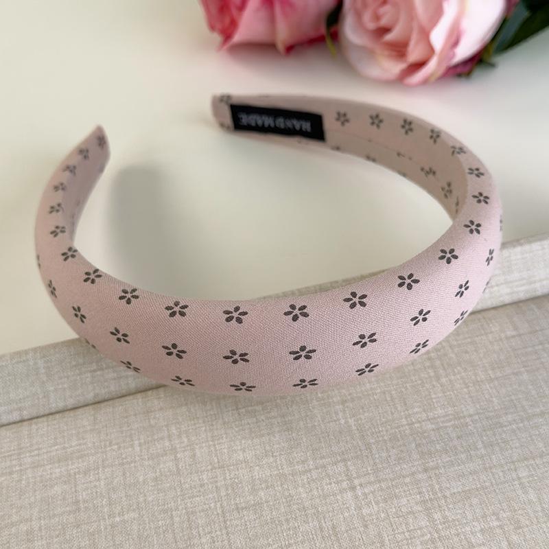 Flowers Series Headbands Colorful Fabric Sponge Flower Hair Band Womans Girls Sweet Hair Hoop Fashion Versatile Hair Accessories