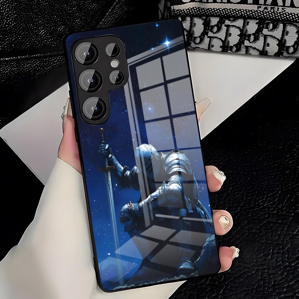 D-Dark S-Souls Game Phone Case For Samsung S26 S25 Plus S20 S20 Plus S22 Ultra S23 FE S21 Plus S21 Ultra Glass Cover