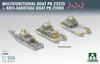TAKOM Scale Plastic Model Kit of Russian Project 23370 Boat and Project 21980 Boat 1/350 (Set 6) Multi-Purpose Anti-Sabotage (TKO6014)