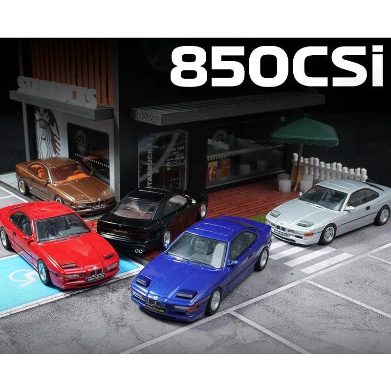 1/64 BMW 850 CSi Slitinové Auto Odlitky a Hračková Vozidla Model Auta Miniaturní Měřítkový Model Auta pro Děti