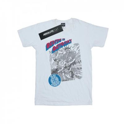 Camiseta Dead Kennedys feminina/feminina Bedtime For Democracy Cotton Boyfriend