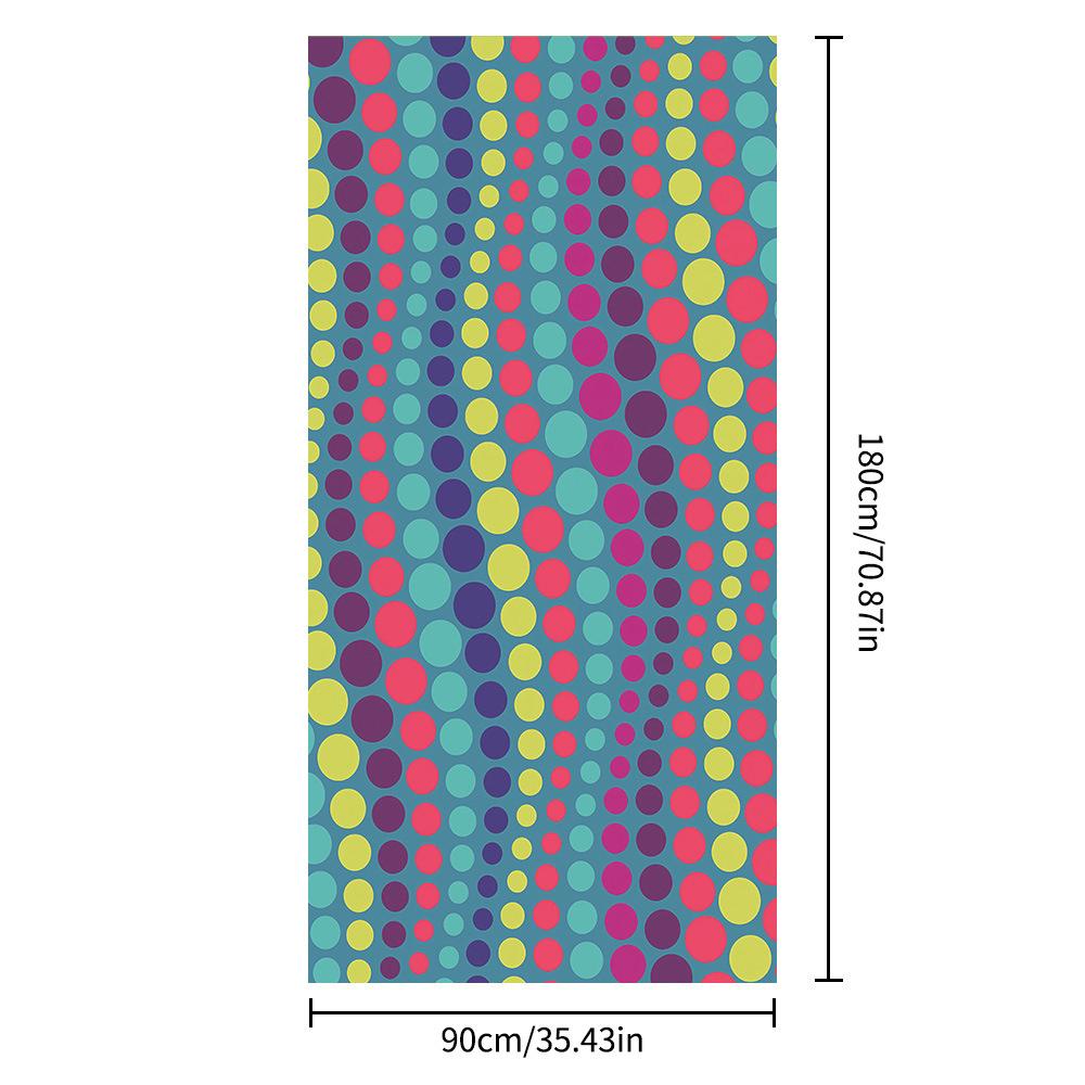 Microvezel Sneldrogende Strandhanddoek, Zandbestendig Waterabsorberende Handdoek, Draagbare Grote Bedrukte Handdoek voor Zwemmen & Vakantie aan Zee