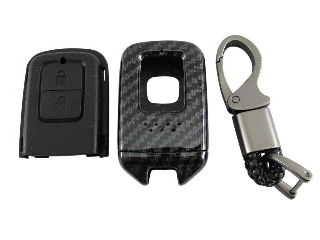 BRIGHTZ Fit GK Carbon Fiber Smart Key Black Fits Honda Smart Keys Case, [KEY-CASE-027], (GK3, GK4, GK5, GK6, GK, K3, K4, K5, K6, 3, 4, 5, 6) (Product