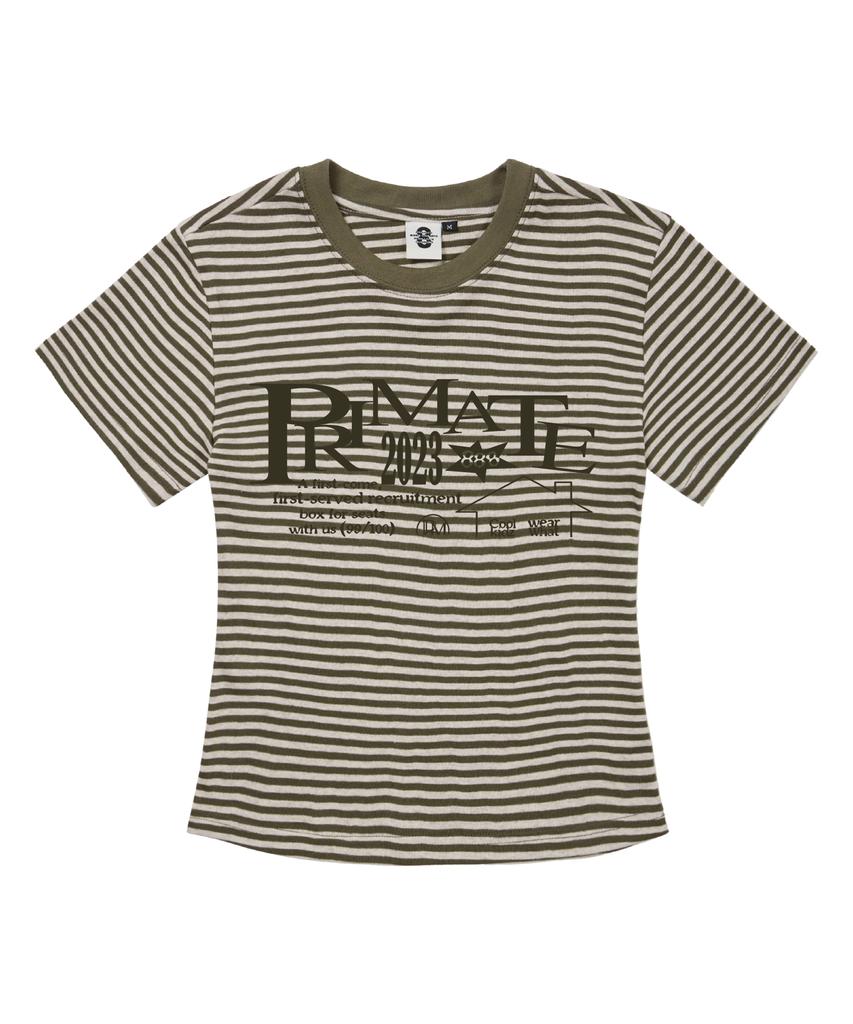 PRIMATE Slick Women'S Short Striped Short Sleeve 5 Colors
