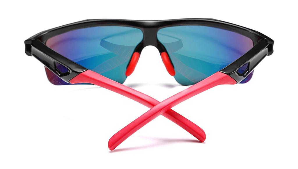Feisedy Sports Polarized UV TR90 Perfect for and B2454 Kids' Sunglasses, Lenses, Protection, Ultralight, Golf, Jogging, Baseball, Bass, Fishing,