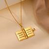 Book Pendant Necklace My Little Star Book Necklace Mini Book