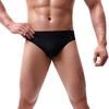 Men Ice Silk Briefs Breathable Sweat Absorbing Soft Underwear Comfortable Stretchy Low Rise Trunks Seamless Design