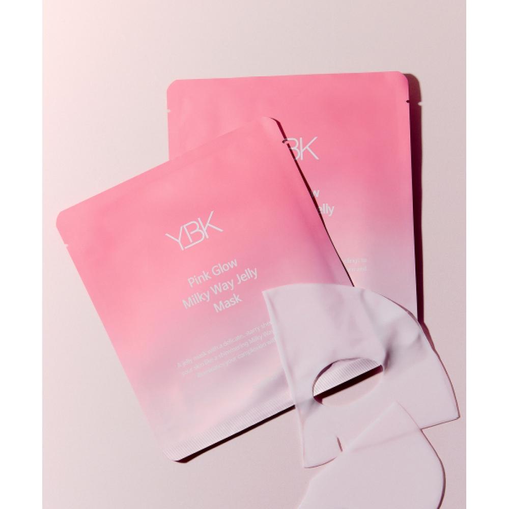 Ybk Pink Glow Milky Way Jelly Mask 23g X 5 Pack