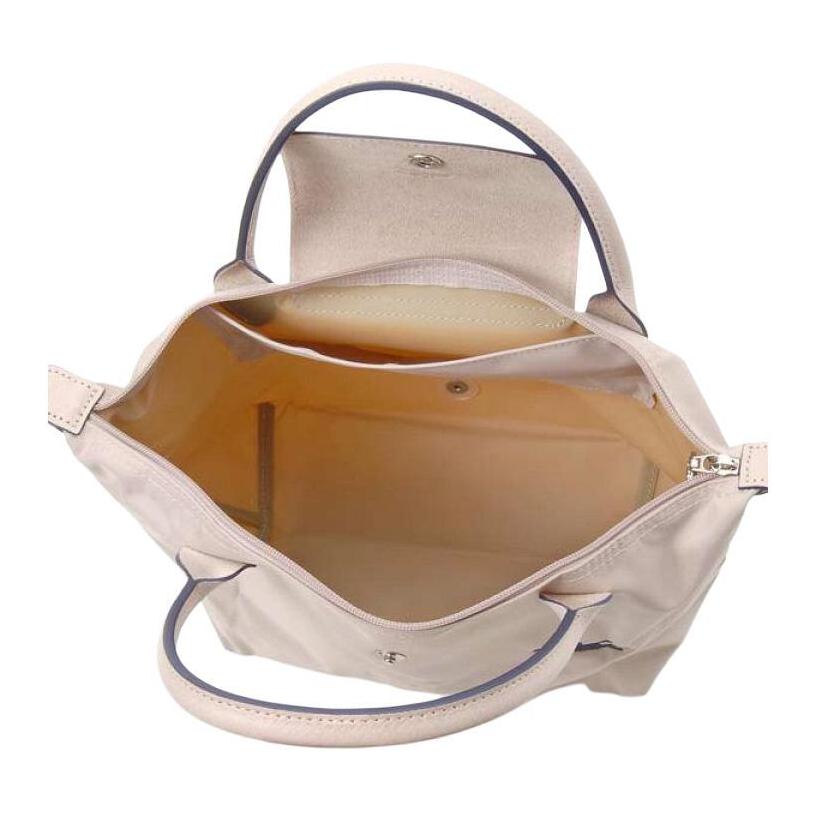 Longchamp Le Pliage 23 Short Handle Foldable Polyurethane Leather Canvas Tote Bag Women Tote Bags Pink 1621619566