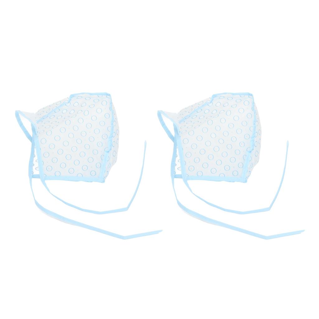 10pcs Tipping Hair Hat Disposable Coloring Highlighting Hairdressing Frosting Dye Hat for Home