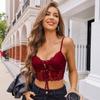 French drawstring design with chest pad, sling, lace tube top, beautiful back inside and outside, women's summer chest wrap bra.