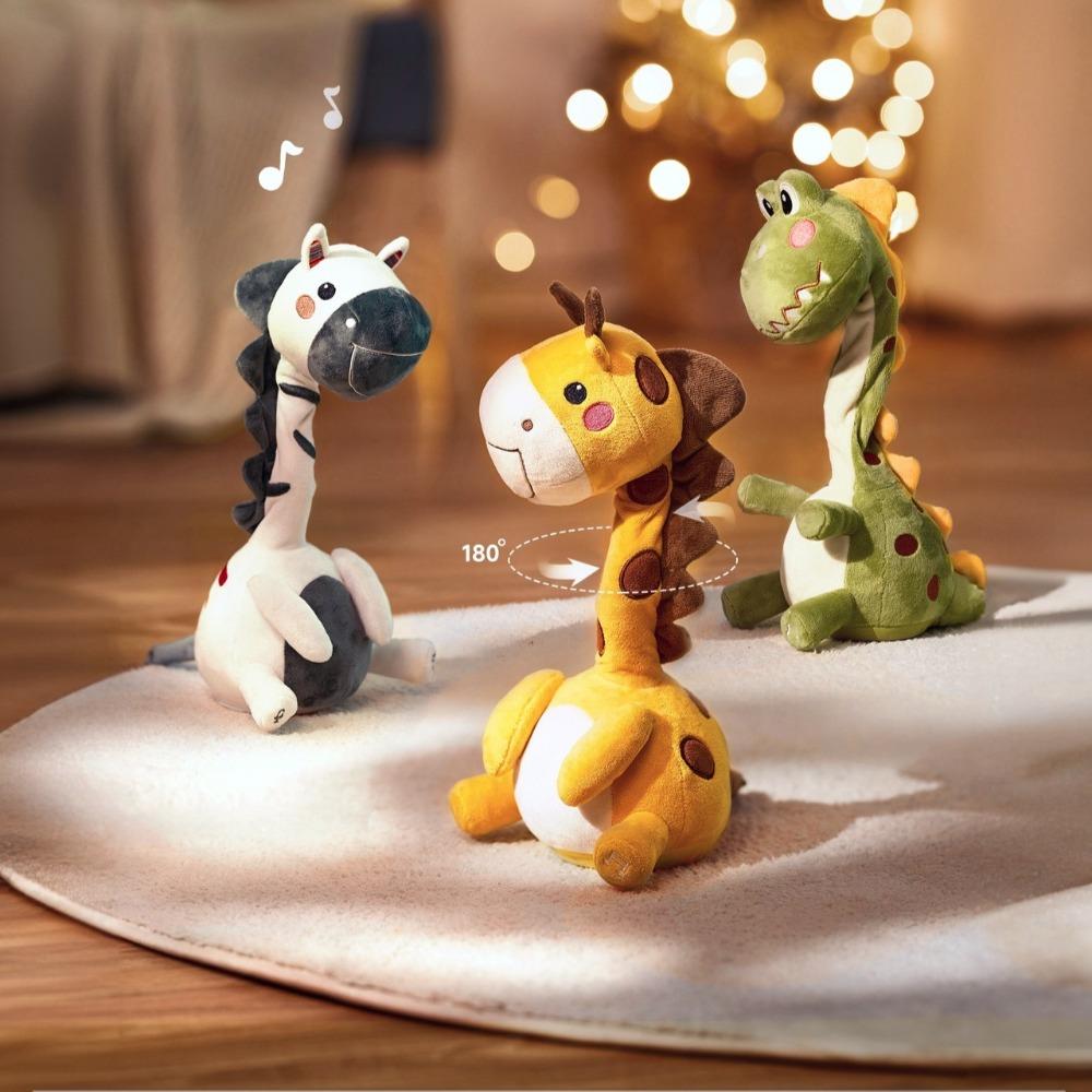 New Dancing Talking Animal Toy for Baby Toddler Boys Girls Gifts Singing Electronic Plush Toys Recording Repeating What You Say