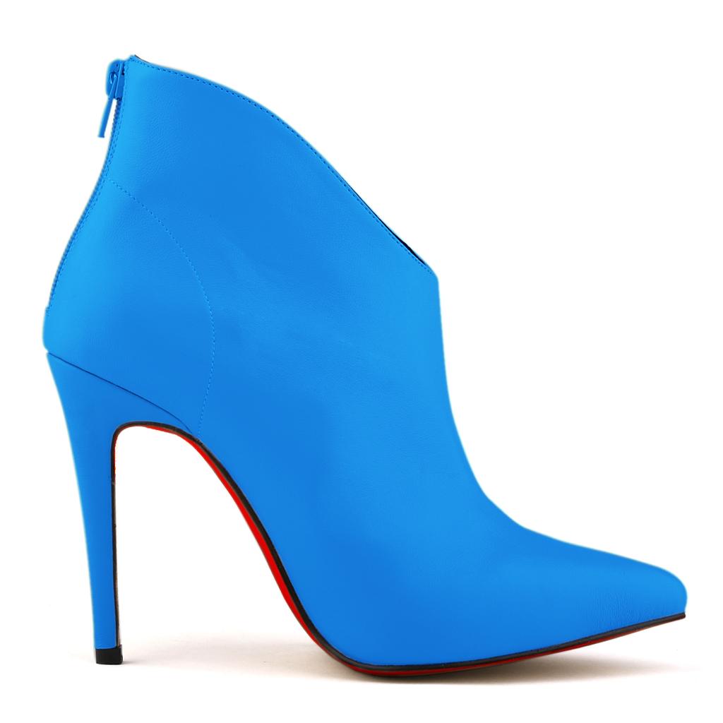 red bottom heel boots