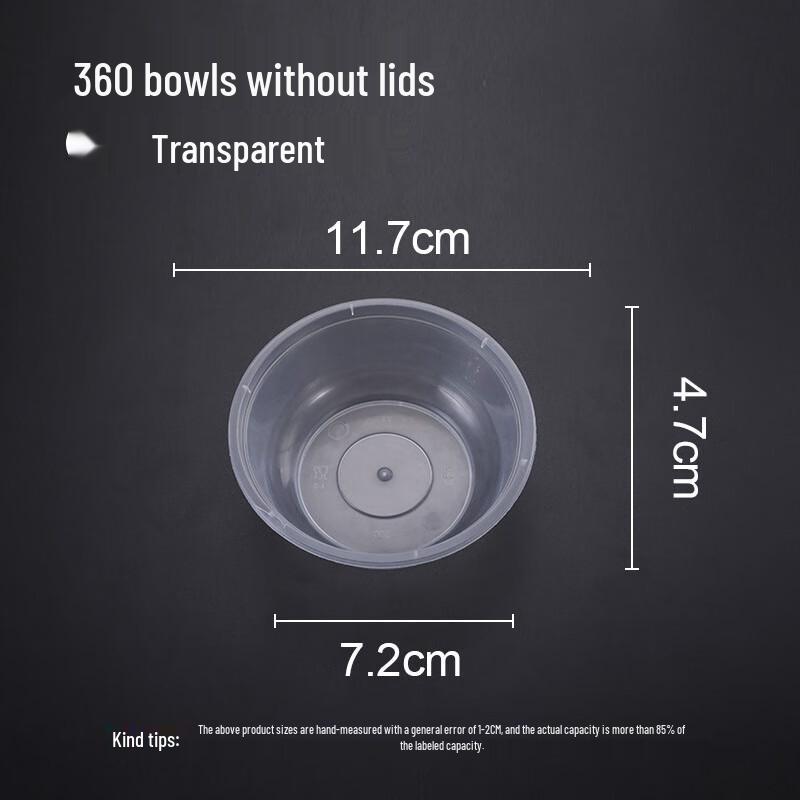 

Disposable Round Plastic Food Containers with Lids