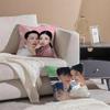KDrama Fans Gift of Casual DDynamite Kiss Cushion Cover Linen Pillow Case Soft Breathable Protective Couch Room Decoration