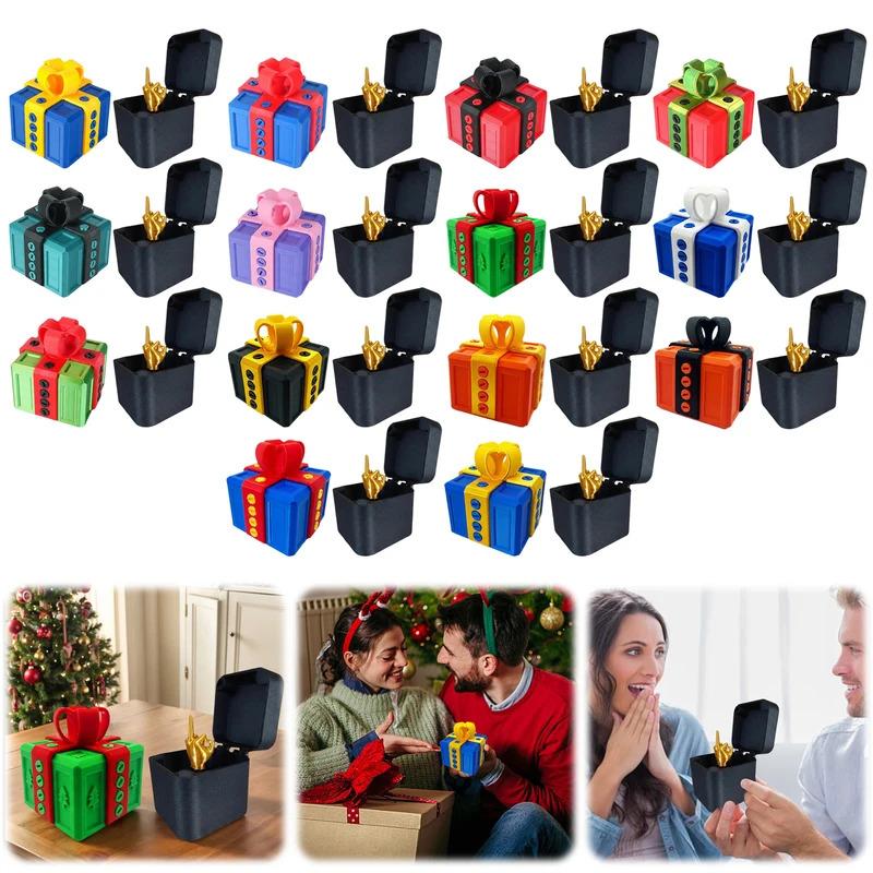 Middle Finger Prank Gift Box, Diy Surprise Pop-Up Toy With Screws, Annoying Present For Adults, Viral Tiktok Gag Gift For Friend