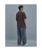 SHIFT.G Semi Wide Tapered Denim Pants Black